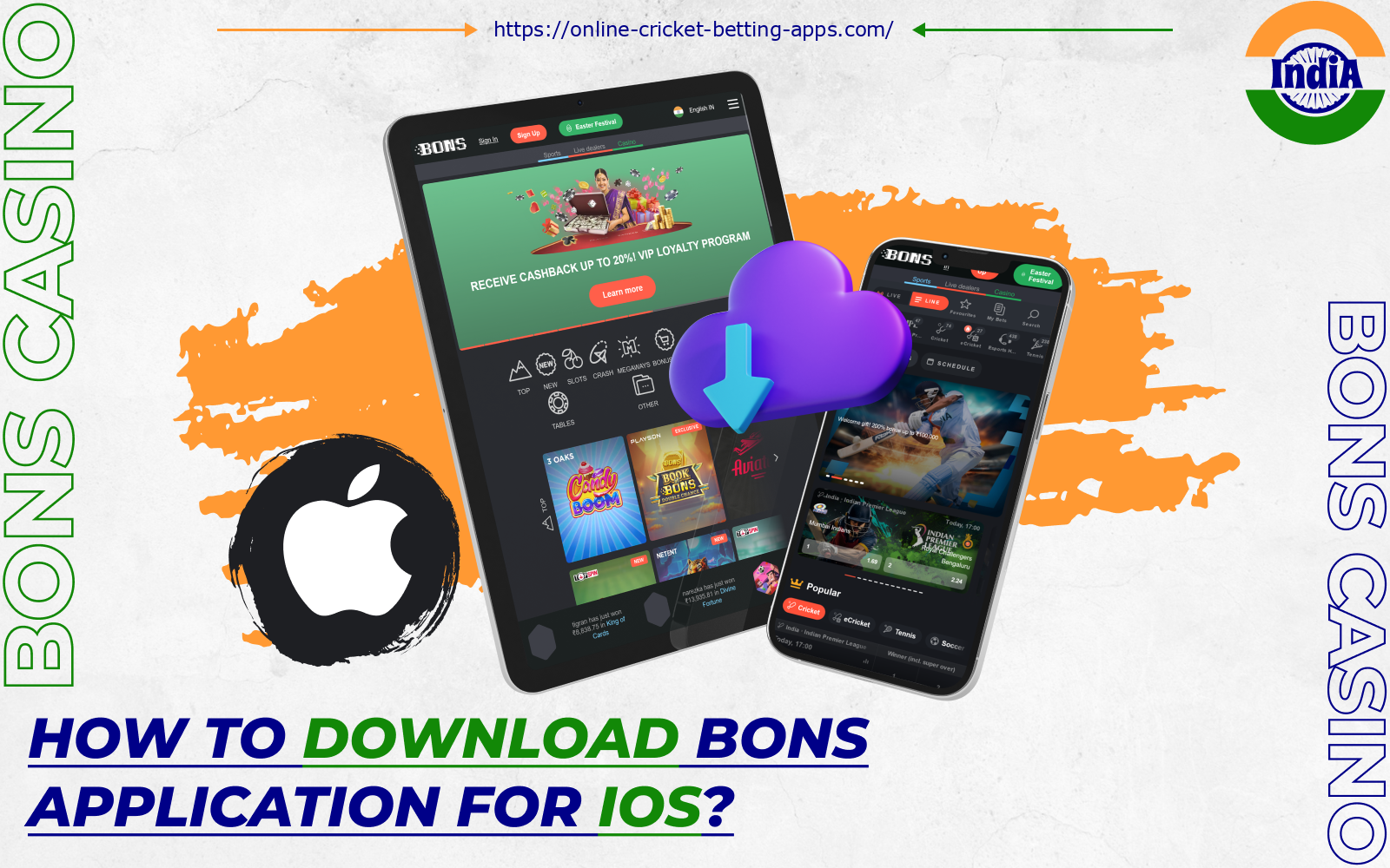 For iOS devices, Bons Casino has developed a progressive web app that gives players from India access to all casino games and sports betting games
