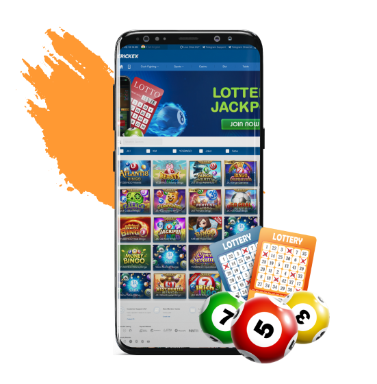 The lotteries section of the Crickex casino app contains all types of lotteries from several providers