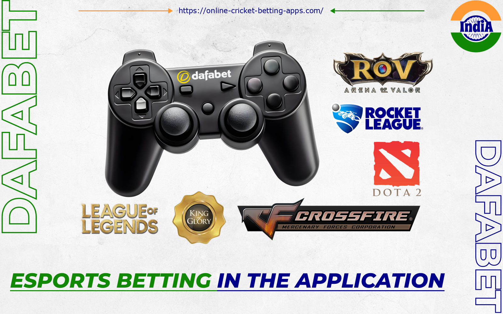 Users who download the Dafabet India app can bet on all popular cyber sports disciplines