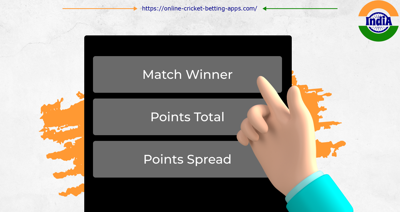After selecting the match, Indian bettors have to choose among various betting markets
