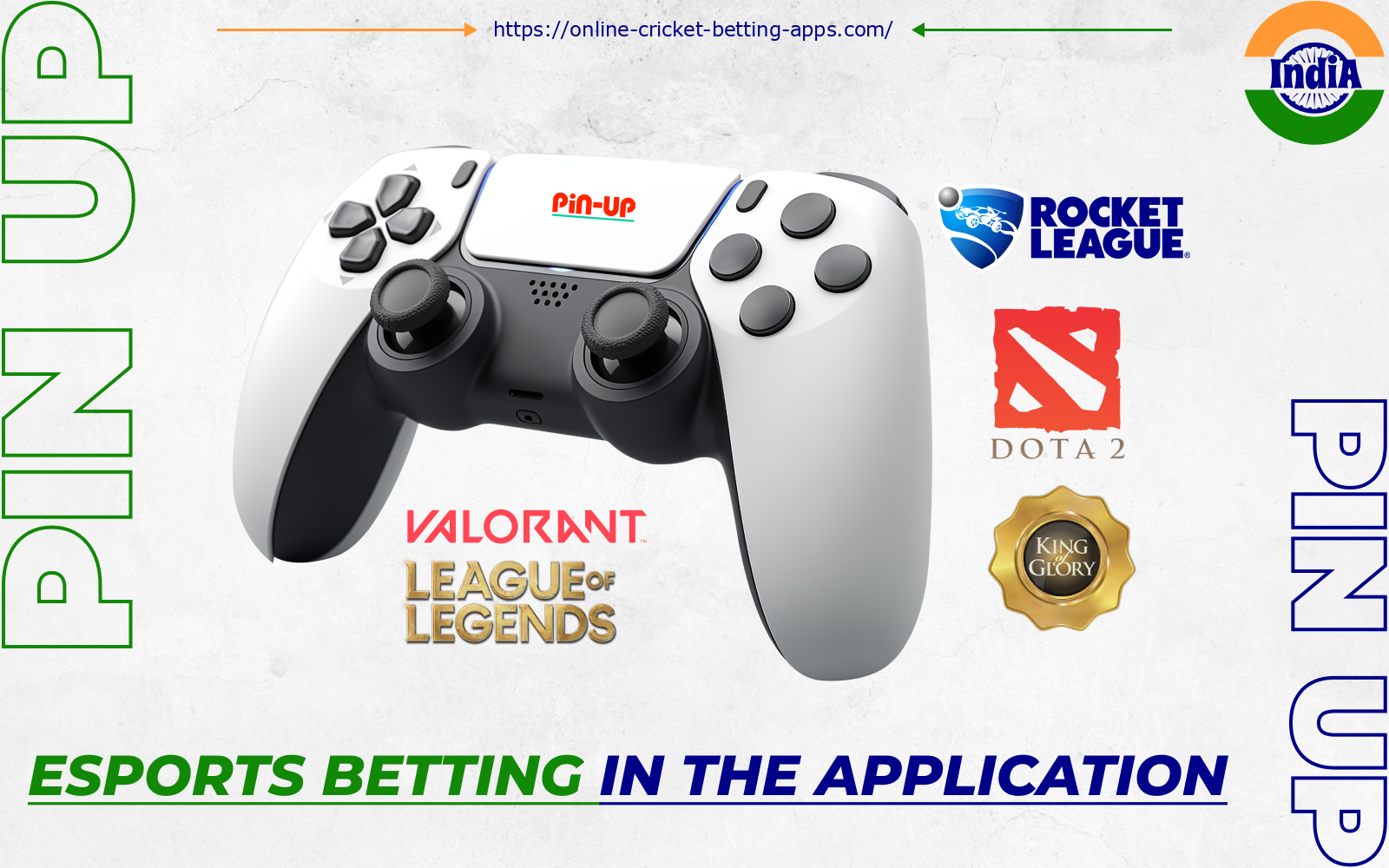 After downloading the Pinup app, Indians can bet on all popular cyber sports disciplines