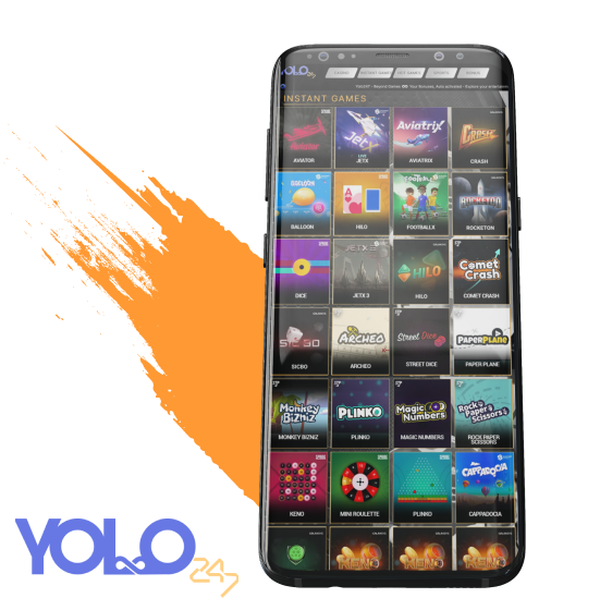 Indian users of the Yolo247 app can play several popular instant games
