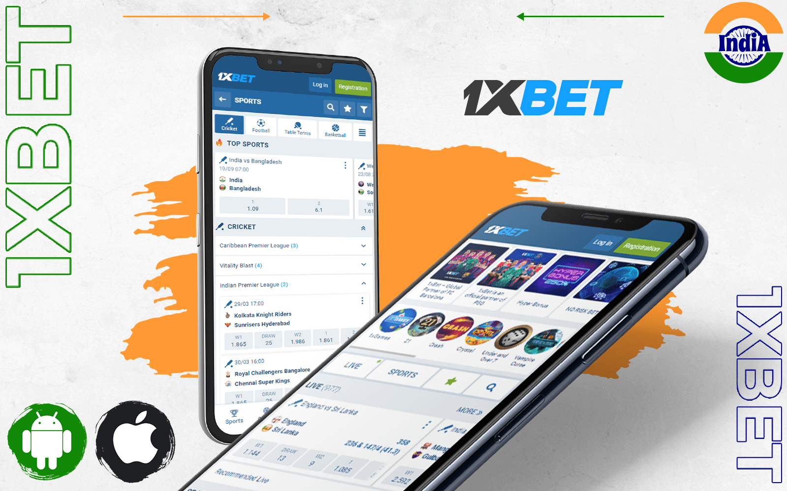 1xbet app ranks among the best IPL betting apps in India