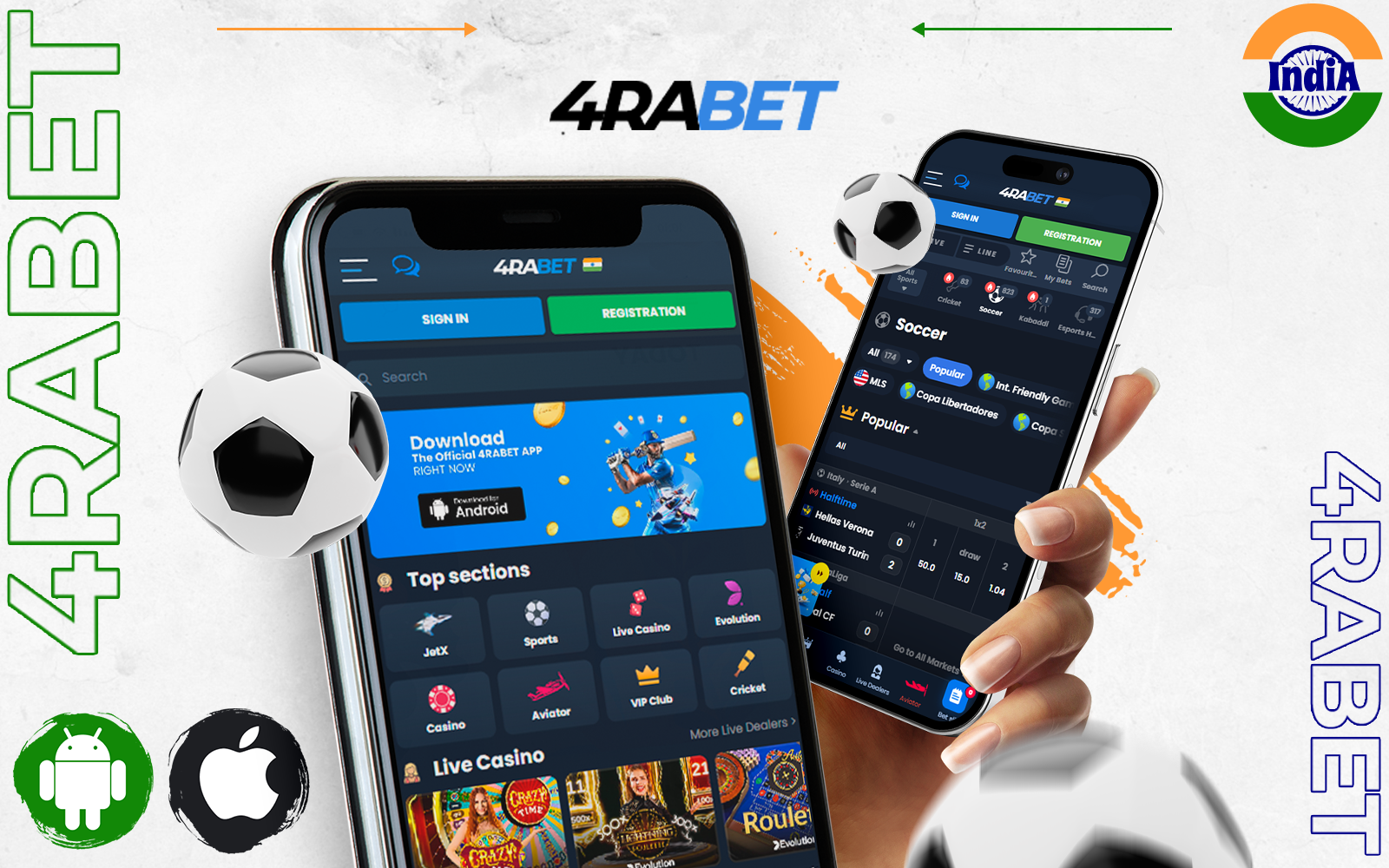 Best 4rabet fast soccer betting app with user-friendly interface