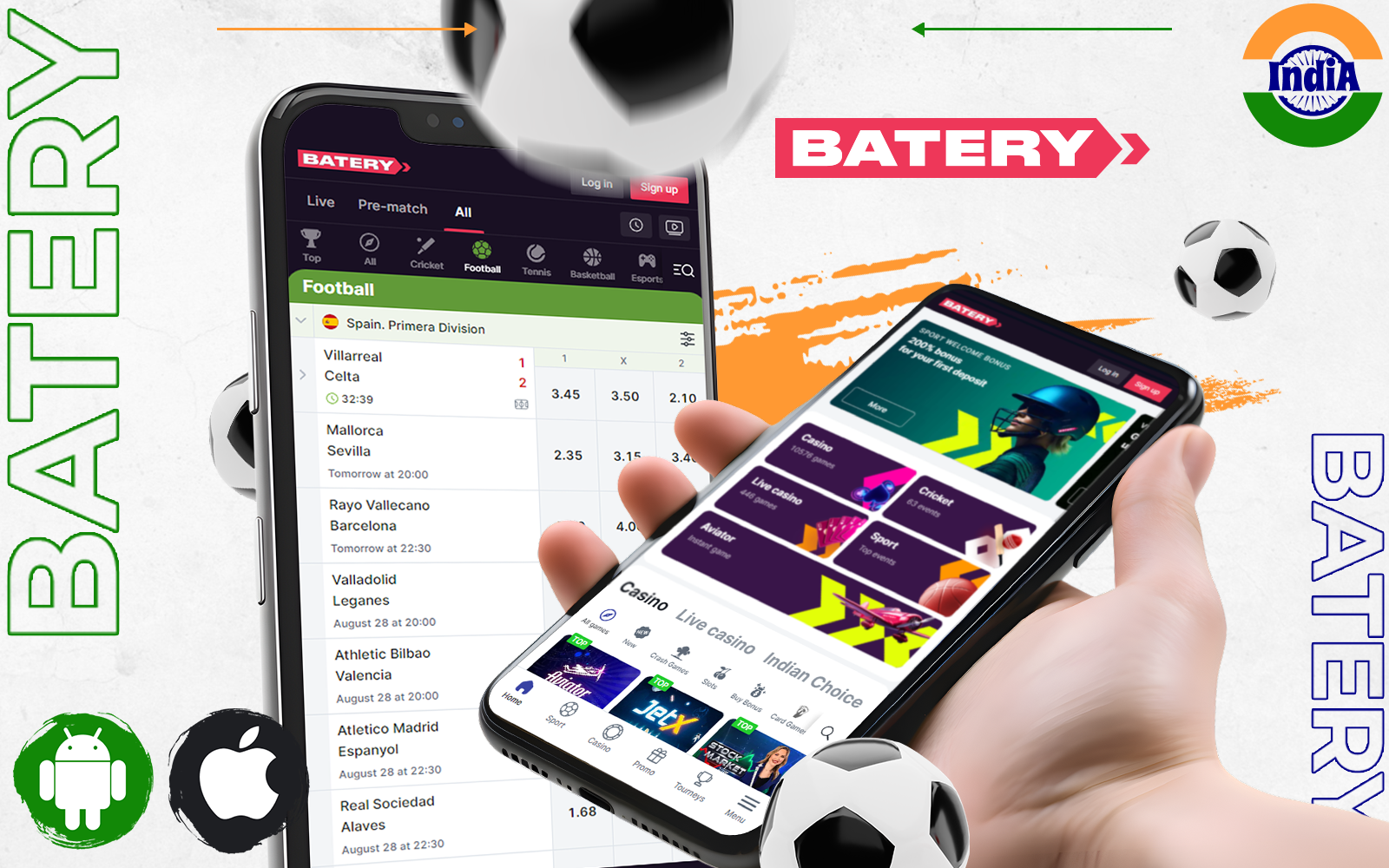 India's best soccer betting app Batery