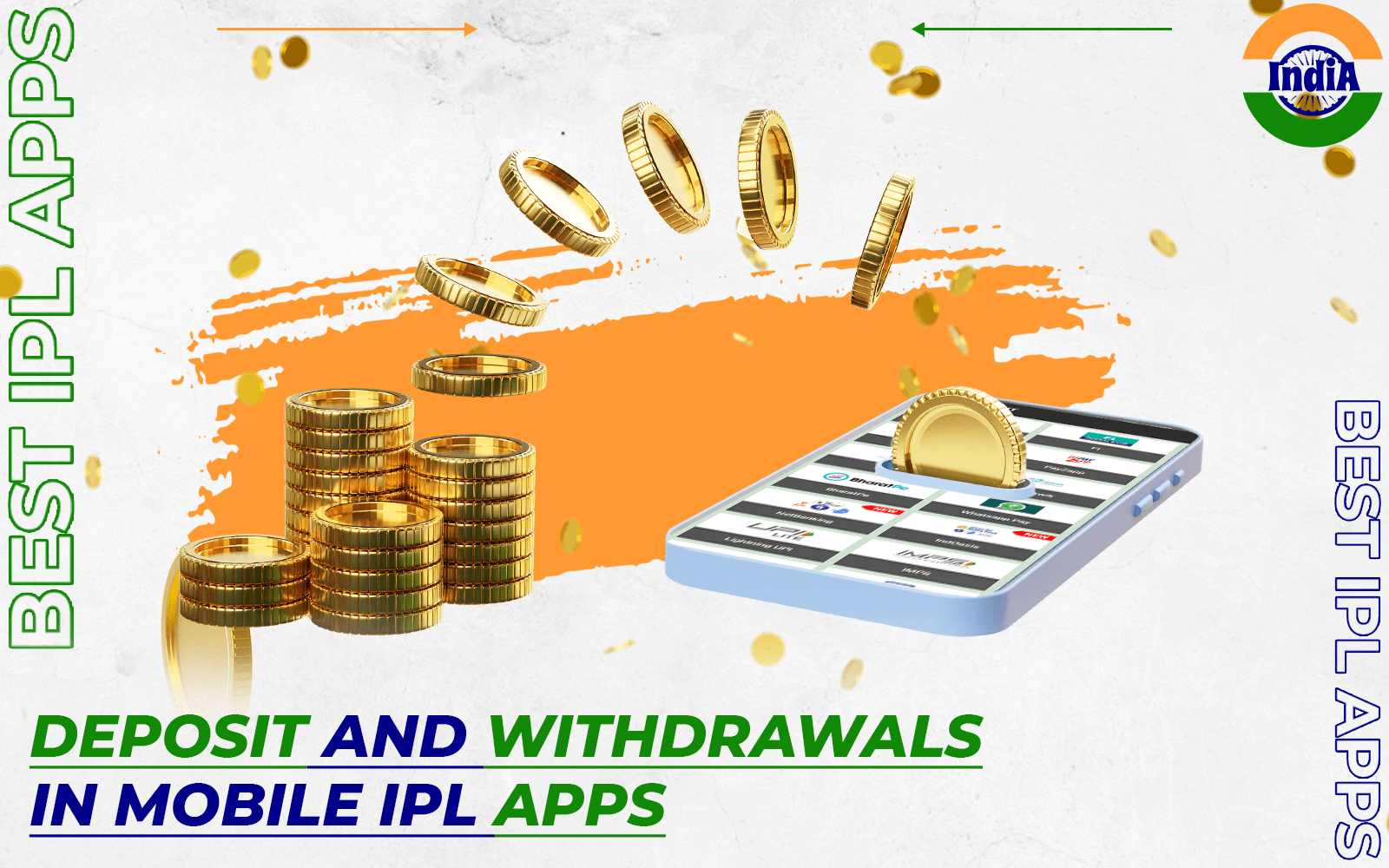 In the best IPL betting apps, it's simple to withdraw and deposit money