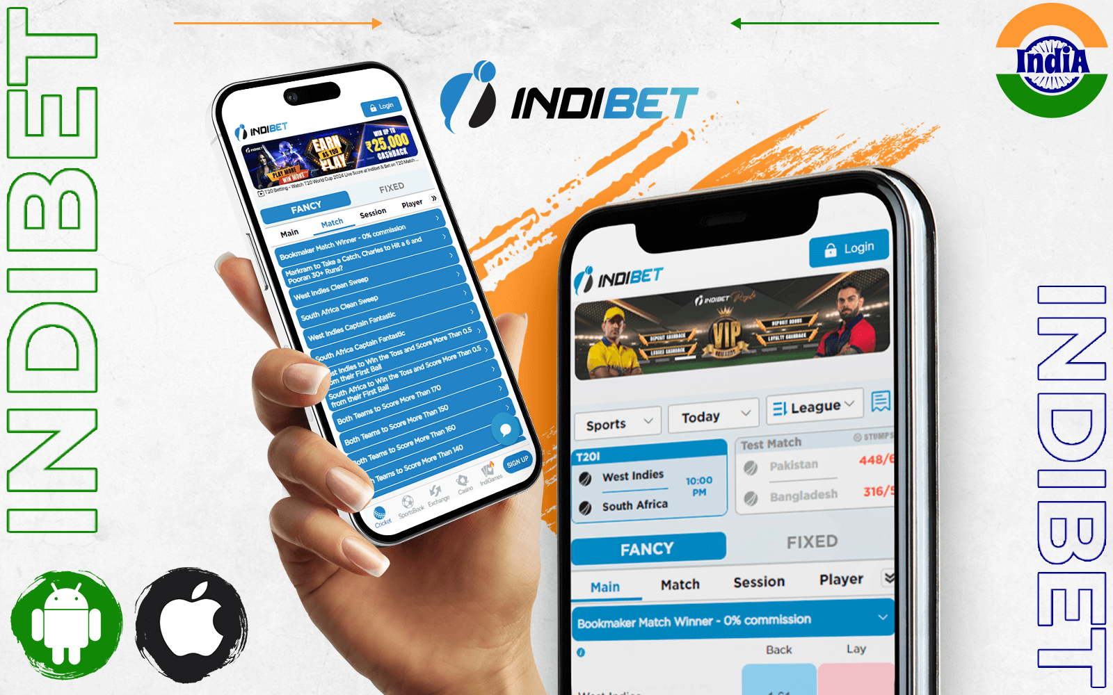 Indibet app ranks among the best IPL betting apps in India