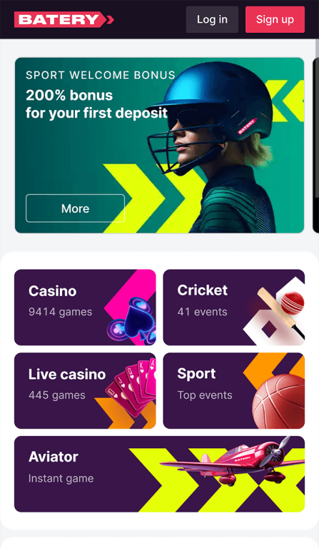 Top games on the Batery app