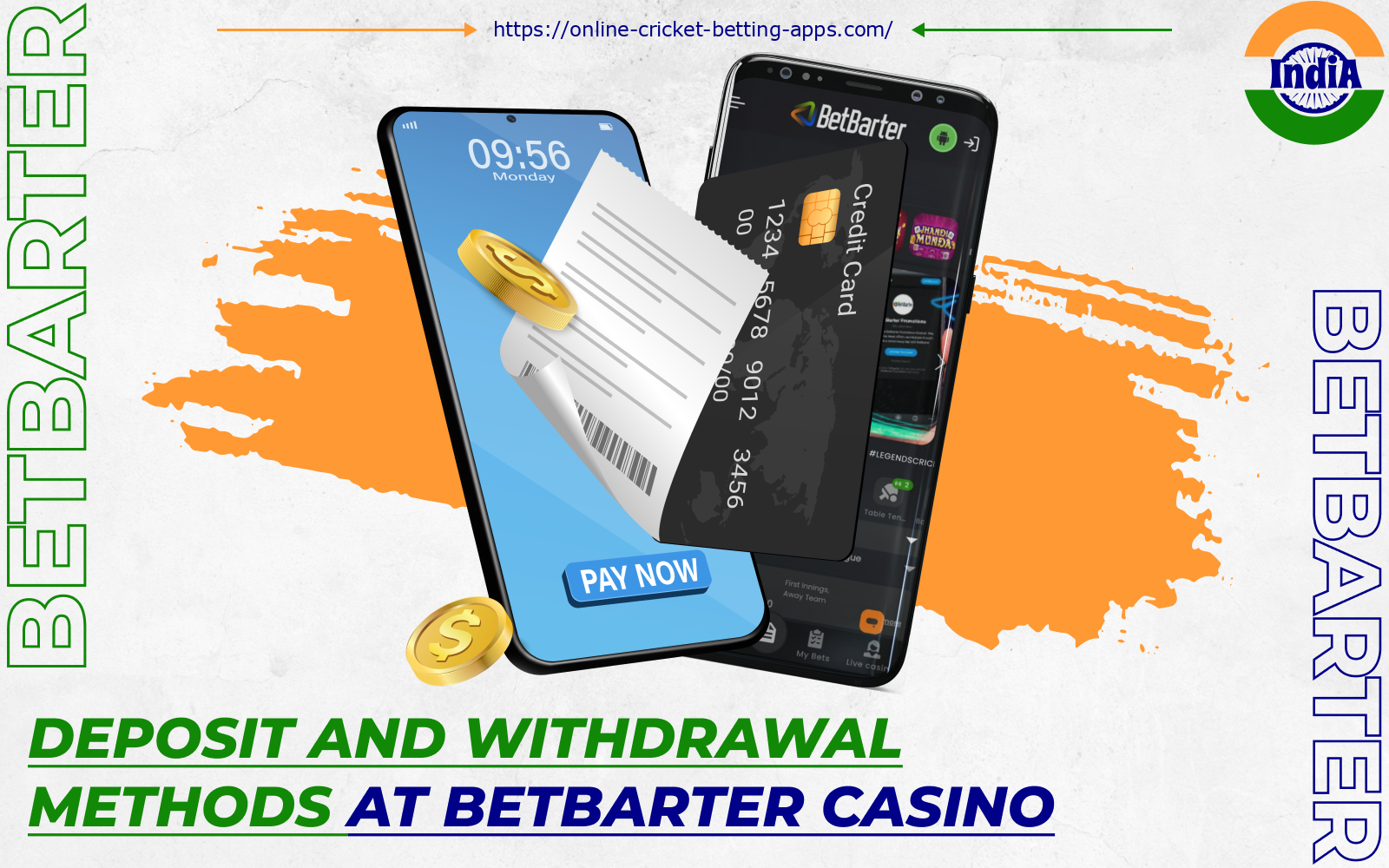 Betbarter Casino offers a number of popular payment methods that feature high security standards and fast processing times