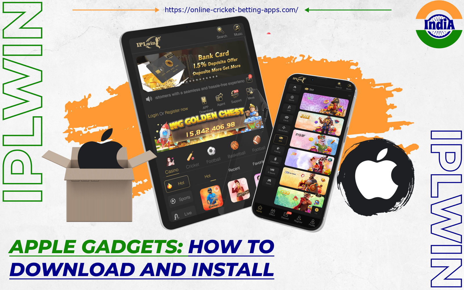 After installing the IPLwin app on iOS, players from India will be able to bet on any sports and play casino games at any time