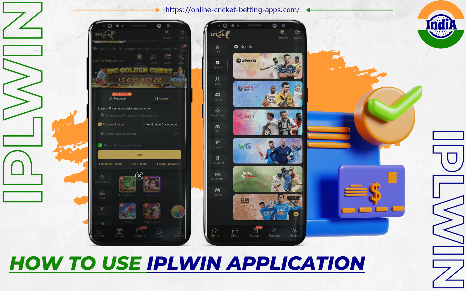 To start betting on the IPLwin app players from India must log in to their account, fund their account and select an event to bet on