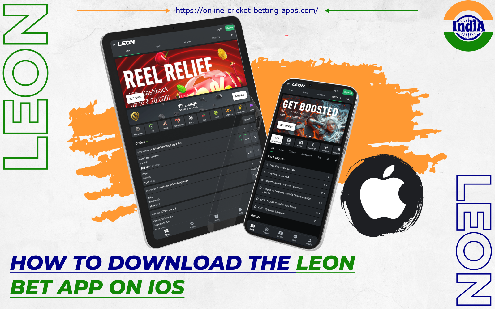 The Leon Bet app for iOS is fully in line with the casino site in terms of functionality and the number of games and sports offered for betting to Indian players