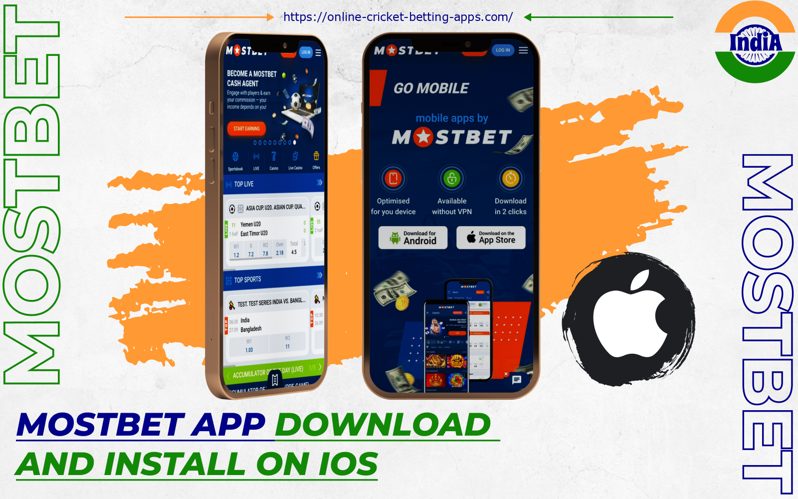 After installing the Mostbet app on iOS, players from India will be able to bet on cricket and play casino games at any time