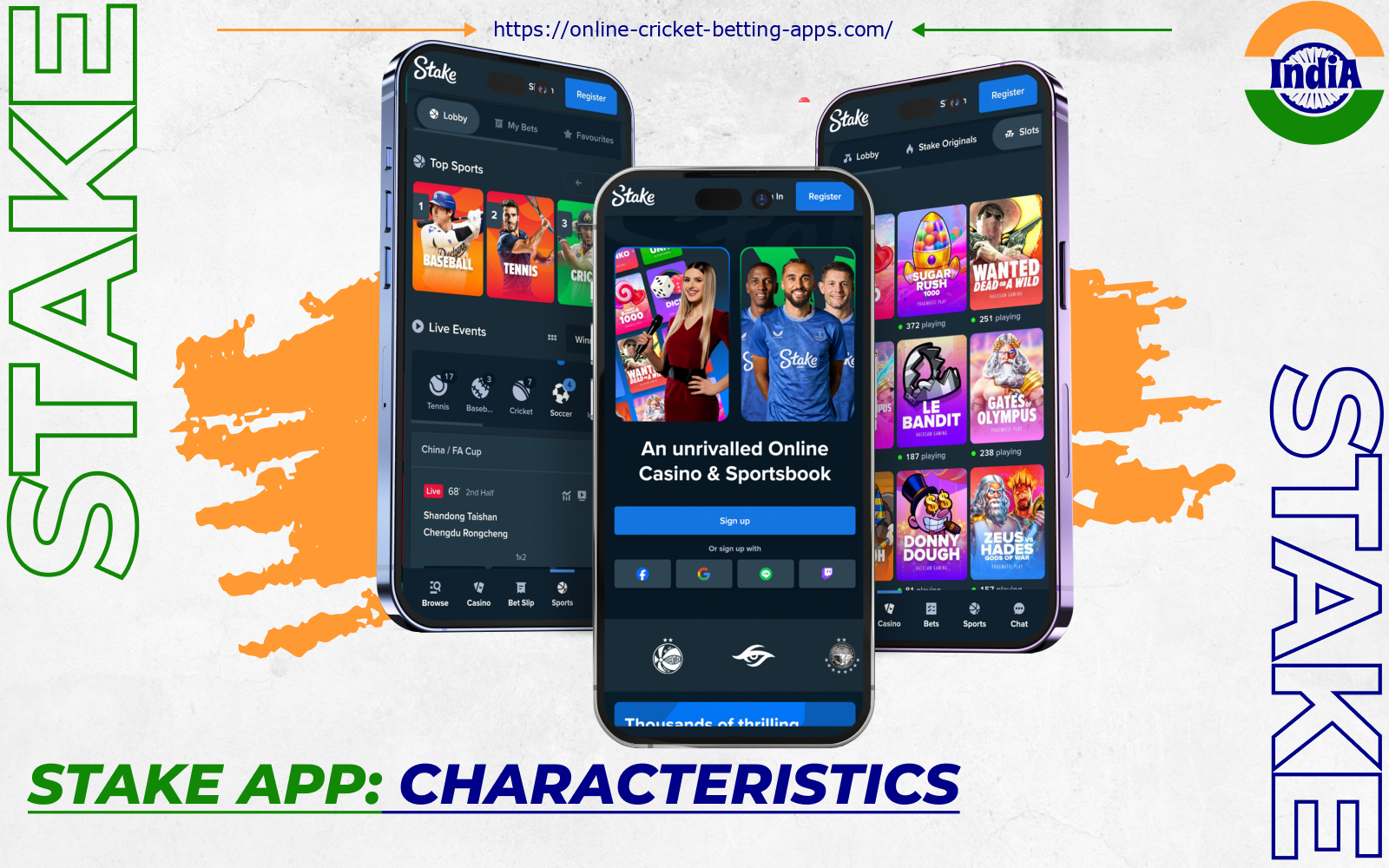 Stake app is rightly considered as one of the leading Indian bookmakers