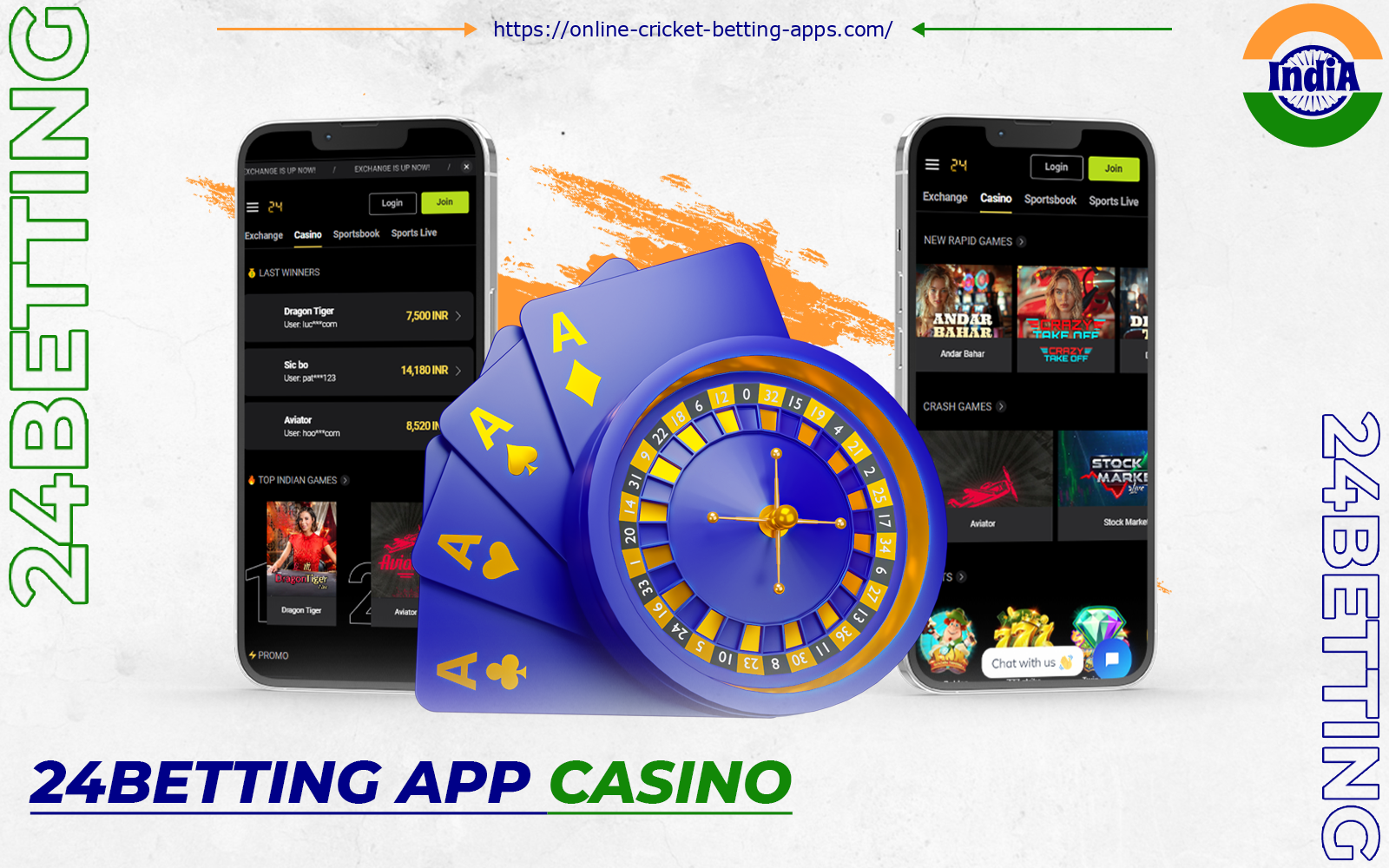 24Betting offers a wide selection of gambling games