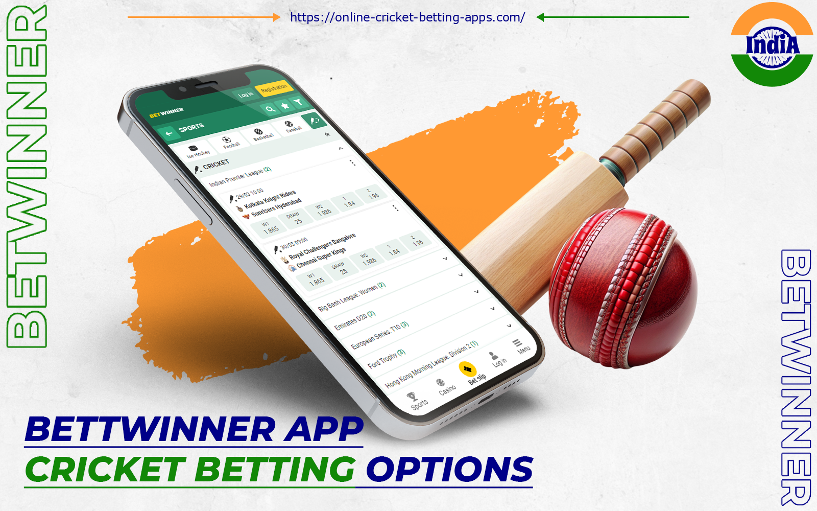 Cricket is the most popular sport to bet on at Betwinner