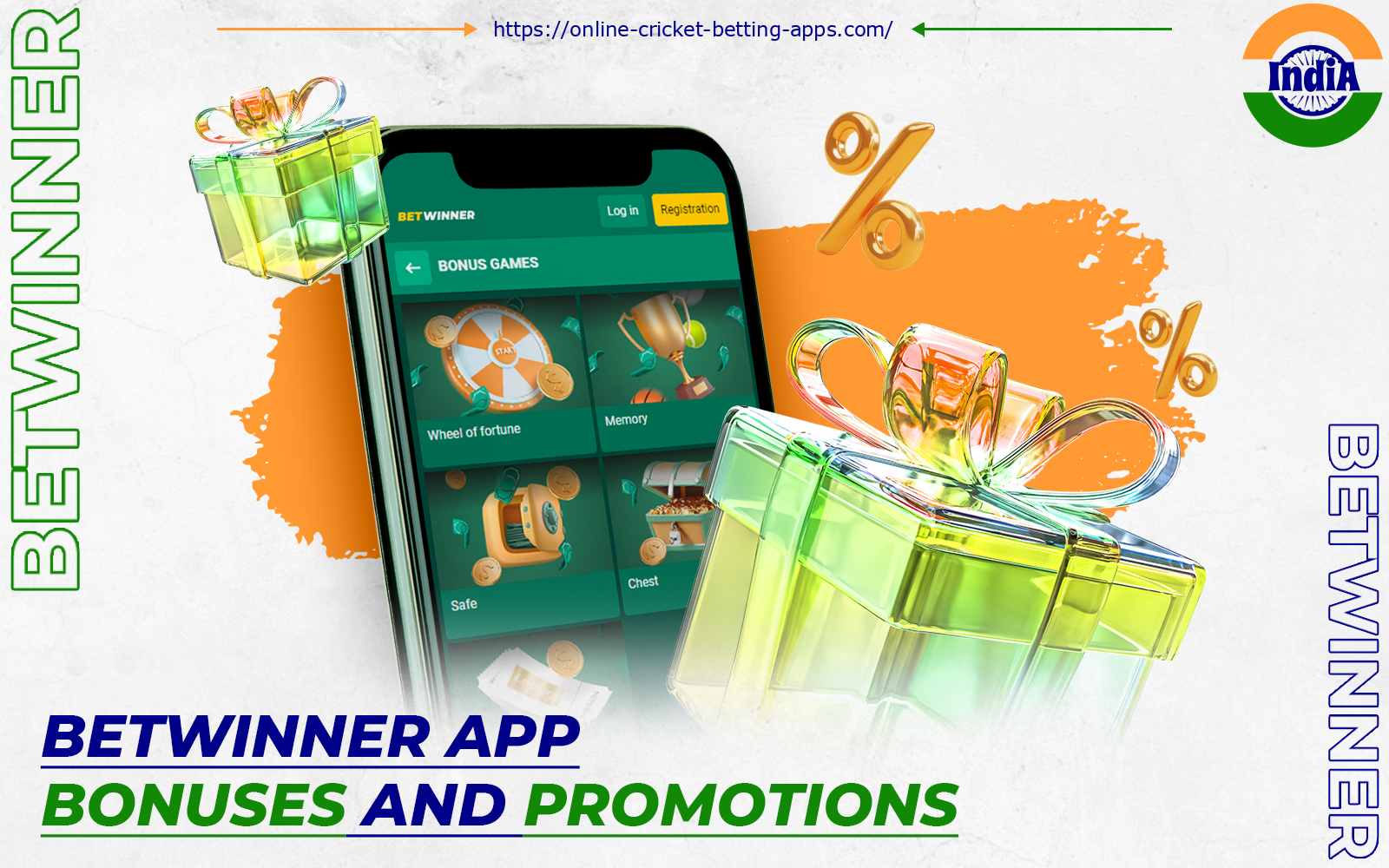 You will find a variety of Bonuses on the Betwinner app