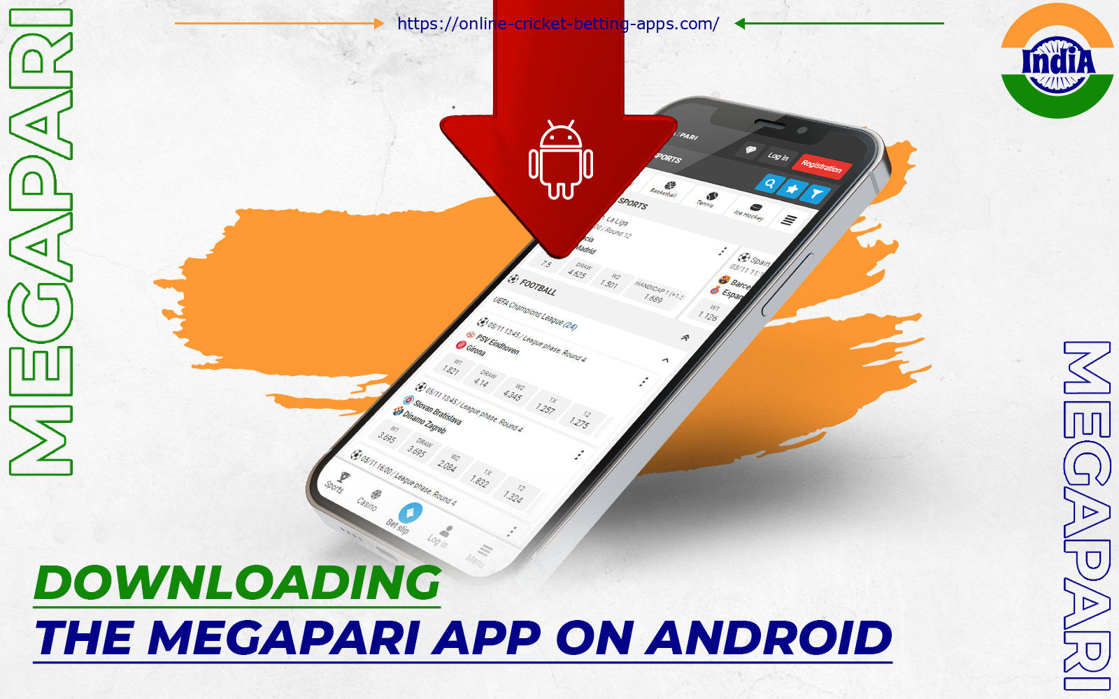 Megapari can be downloaded on the Android