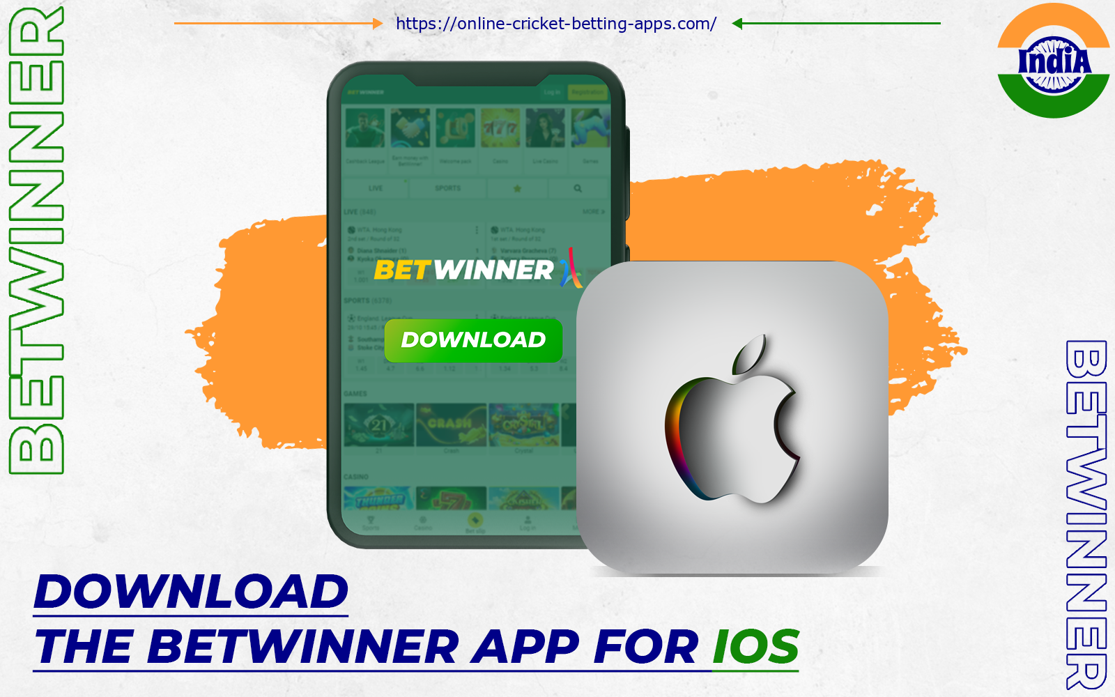 Betwinner offers an app for iOS users