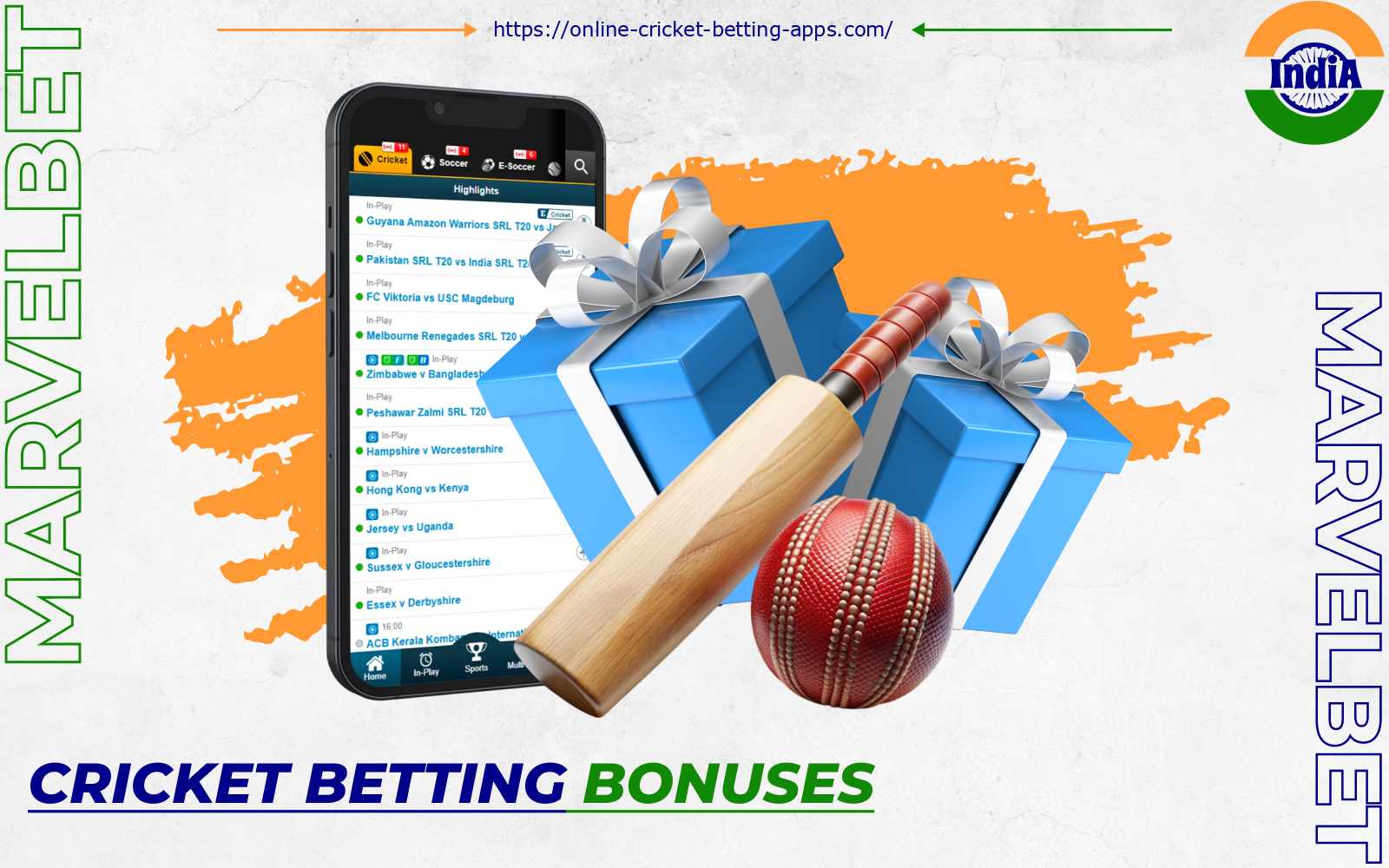 Betting on cricket with a legal Marvelbet app is possible based on personal funds deposited into the bankroll and bonus accruals