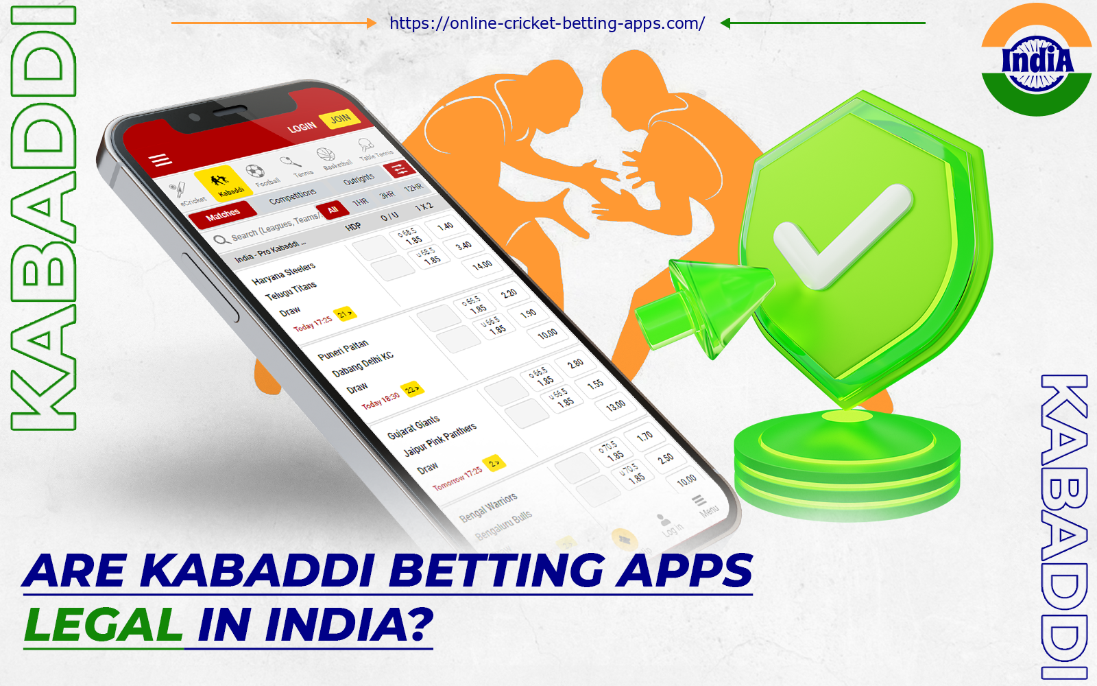 One can find out the legality of Kadabi betting apps in India