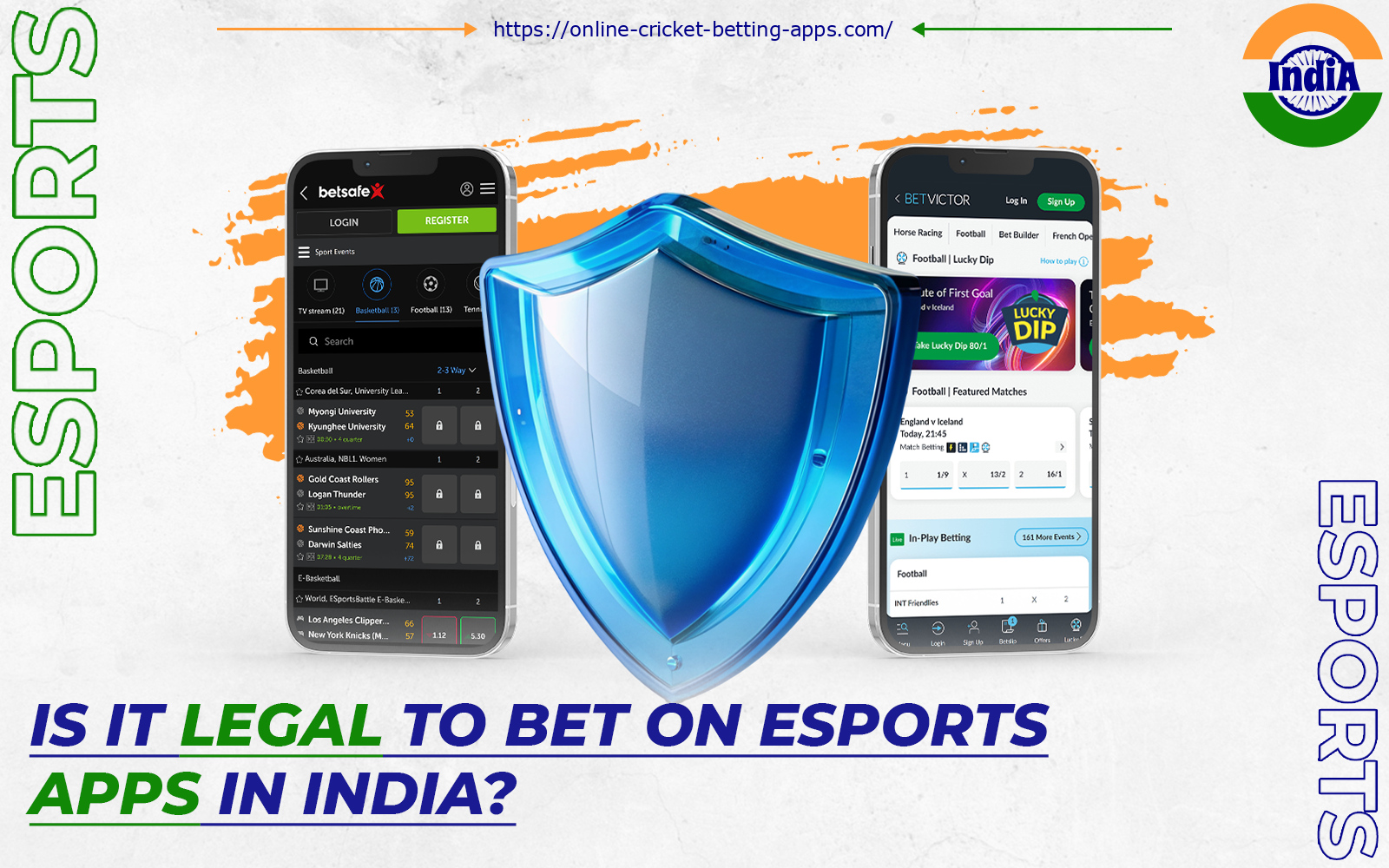 You can find out about the legality of betting on cyber sports