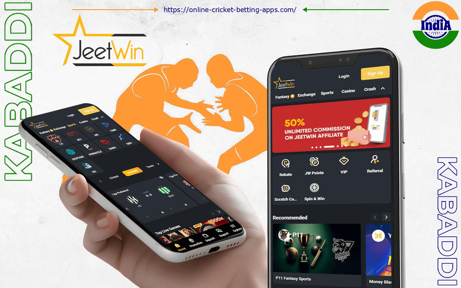 Jetwin best kabbadi betting app in India