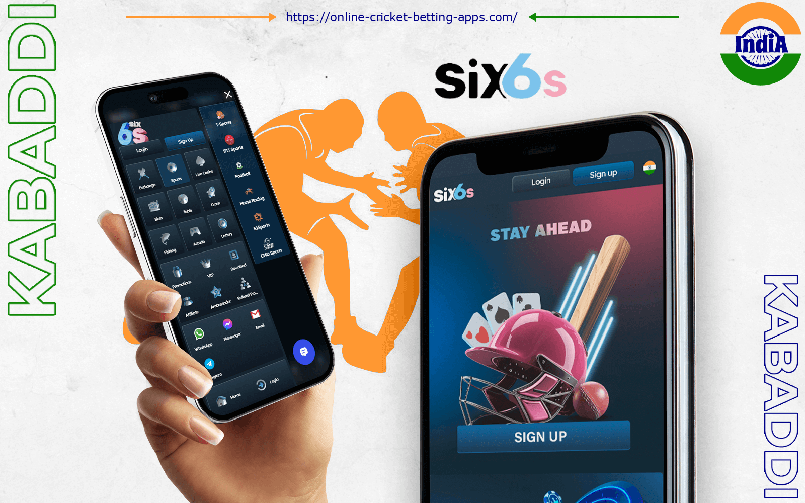 Six6s best kabbadi betting app in India