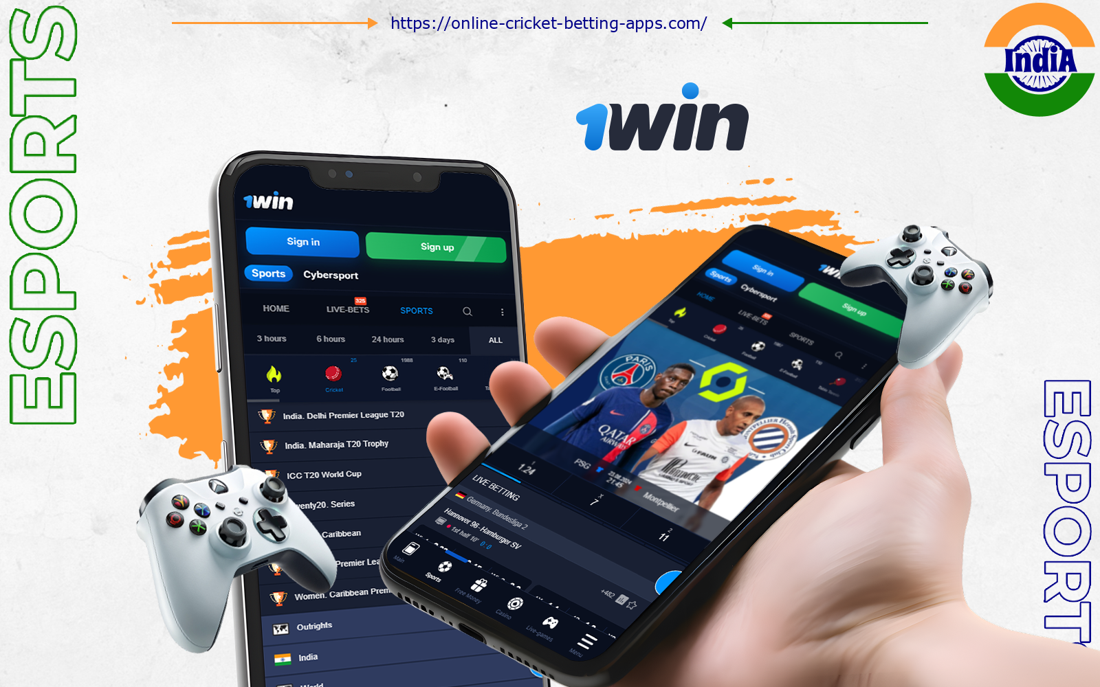 1win best cyber sports betting app in india