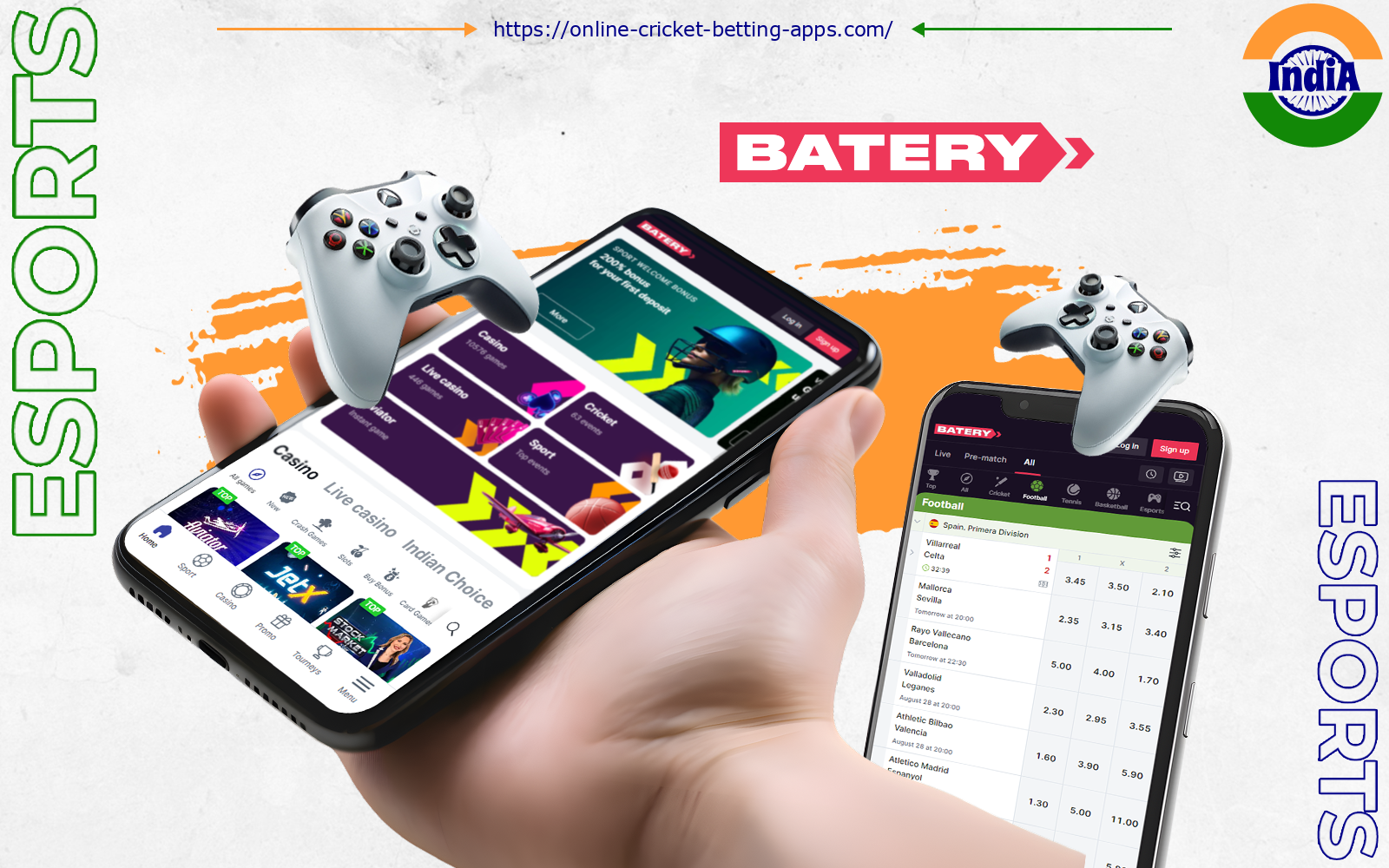 Batery best cyber sports betting app in india